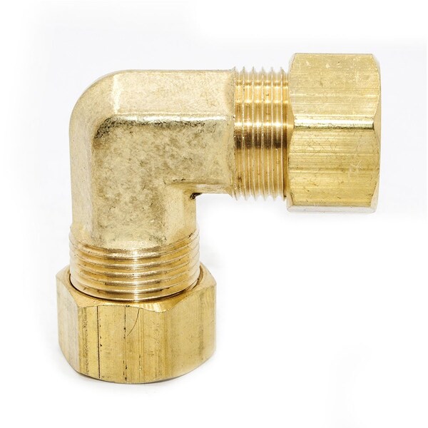 Thrifco Plumbing No. 65 1/2 Inch Lead-Free Brass Compression Elbow 6965006 - main